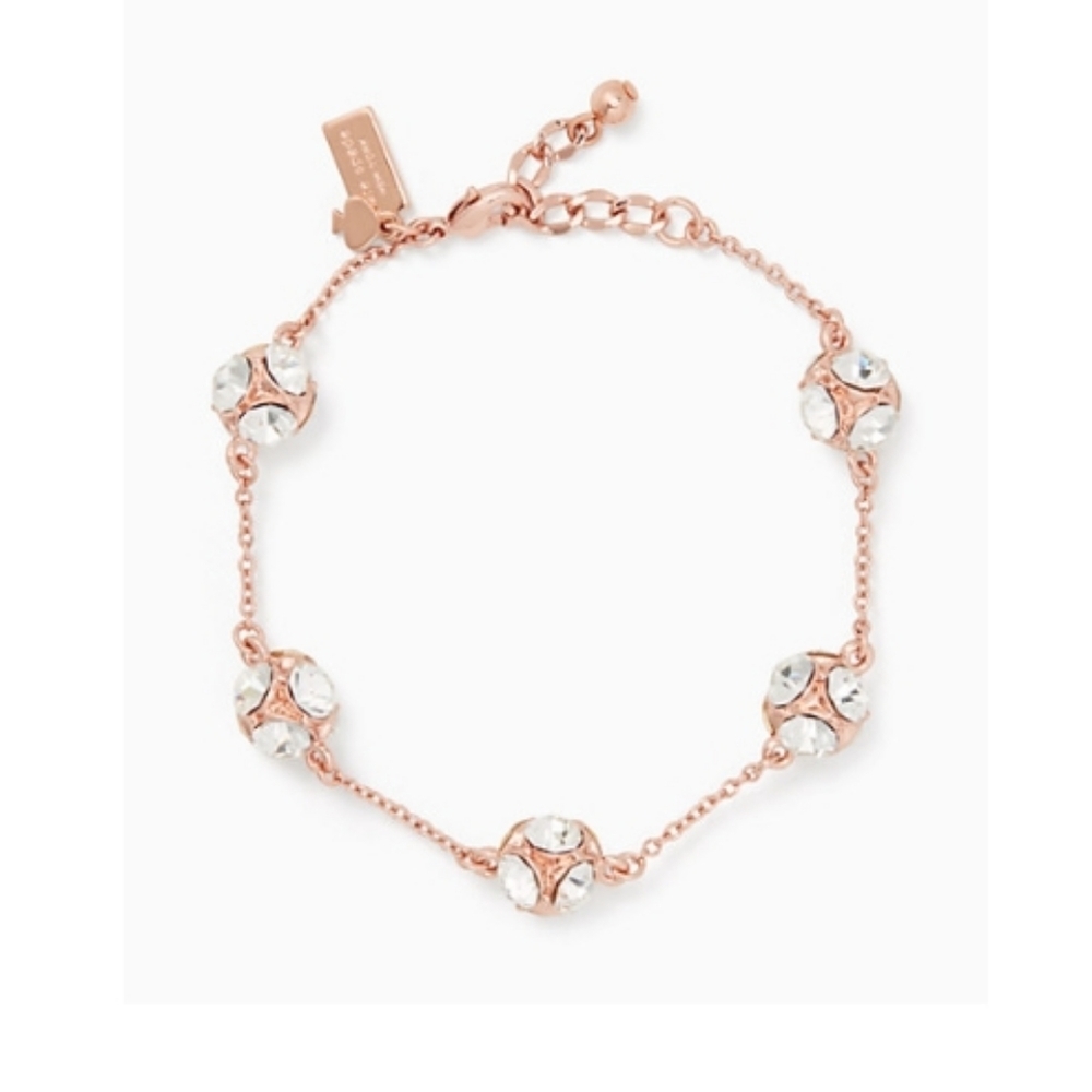 Kate Spade Lady Marmalade Bracelet Rose Gold Classic Designer Celeb Style - Picture 6 of 15